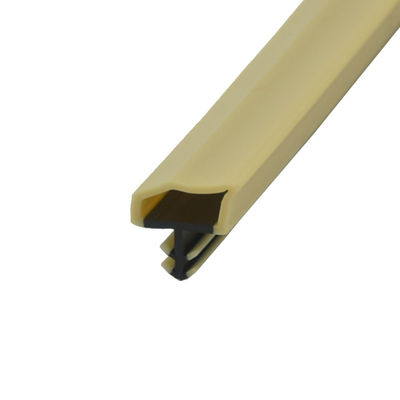 Koextrusion TPE-Holztür-Dichtungs-Dichtungsband-gelber Gummi Weatherstrips