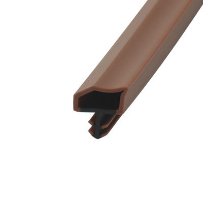 TPE Mit-verdrängte Holztür-Gummidichtung, die Streifen Teakholz-Holz-Farbe Weatherstrips