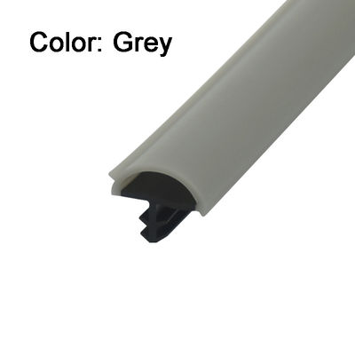 Gray Color Co-Extrudsion Wooden Door-Gummidichtungsbänder D formen Türdichtungen