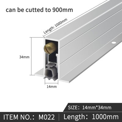 Akustische Türbodendichtungen in T-Form lassen sich automatisch herunterklappen, schalldichte Dichtungsstreifen für Holz- oder Metalltüren