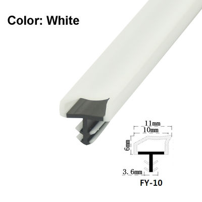 TPE Co extrudierte Holztür-Dichtungsstreifen, Tür, schalldicht, 10 x 6 mm