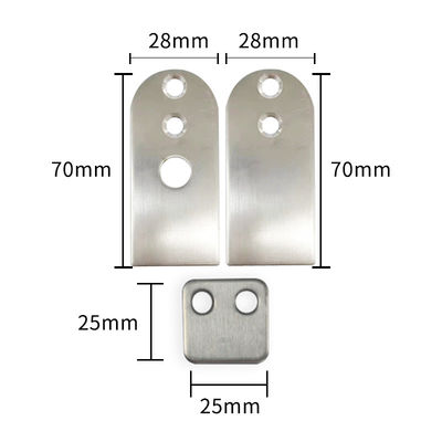 Anodisierte Veredelung automatischer Türbodendichtungen für Eingänge