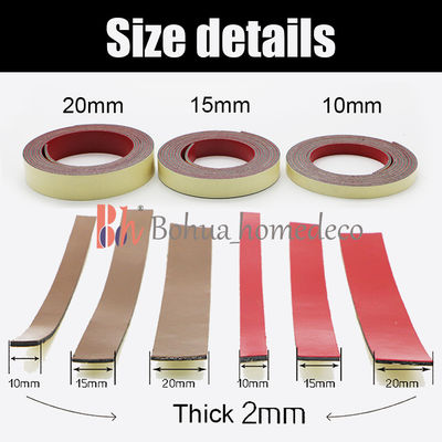 Graphitfeuerfeste Türdichtung 2mm stark mit Roter und Brown-Farbe