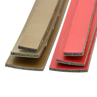Graphitfeuerfeste Türdichtung 2mm stark mit Roter und Brown-Farbe