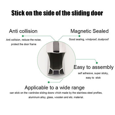 Staubdichter Garderoben-Türdichtungs-Streifen-selbstklebendes magnetisches Material