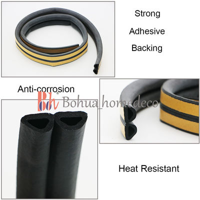 Selbstklebende EPDM-Gummidichtungen D formten für Lager-Tür 12*10mm