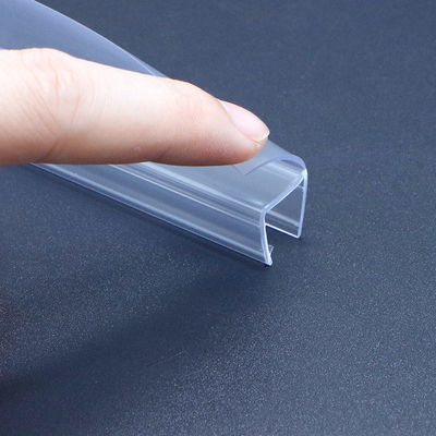 PVCformen transparenter Glasduschtürdichtungs-Streifen H das Badezimmer-Wasser, das Streifen behält