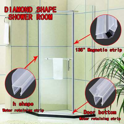 10mm Badezimmer-Duschtürdichtungs-Streifen