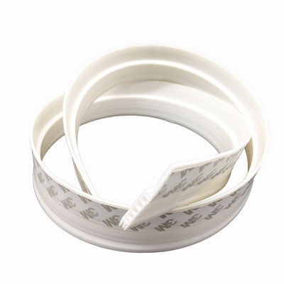 Selbstklebende Silikon-Wetter-Abstreifentürdichtung mit 3M Glue Tape White 45mm