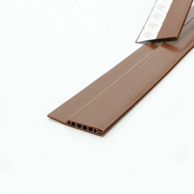 Brown-Silikon-Dichtungsstreifen-selbstklebender Silikon-Dichtungs-Streifen für Windows