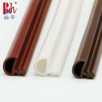 D formen Seitennut-Art 9x5mm PVC-Dichtungs-Streifen-Tür-Wetter Stipping