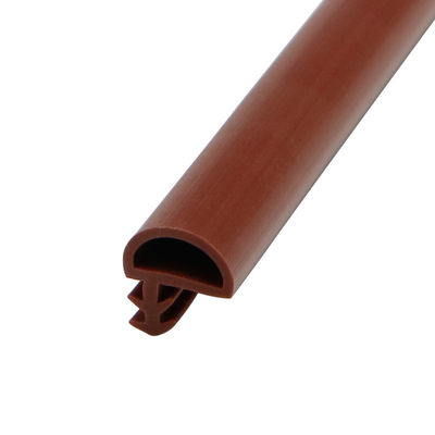 D formen Seitennut-Art 9x5mm PVC-Dichtungs-Streifen-Tür-Wetter Stipping
