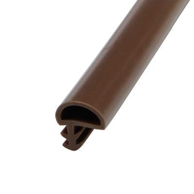 D formen Seitennut-Art 9x5mm PVC-Dichtungs-Streifen-Tür-Wetter Stipping