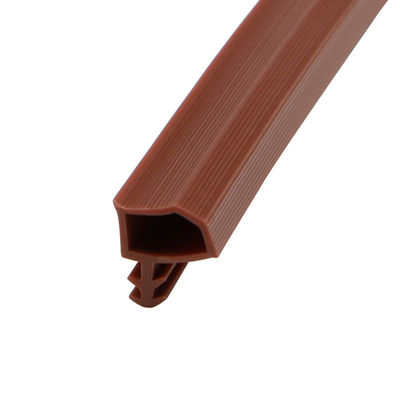 Unregelmäßig geformter Holztür-Dichtungs-Streifen PVC-Gummiwetter Stipping