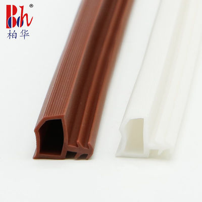Unregelmäßig geformter Holztür-Dichtungs-Streifen PVC-Gummiwetter Stipping