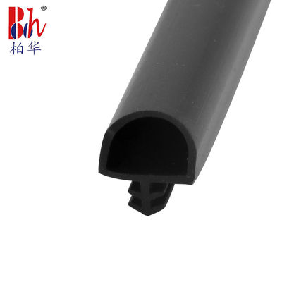 Antikollisionsholztür-Dichtungs-Streifen-erhöhte mittlere Nut-Art d-Form 10*8mm