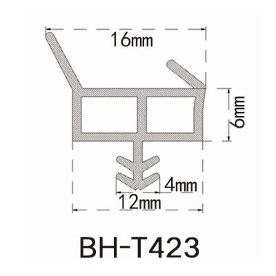 Hoher Beweglichkeit TPE-Holztür-Dichtungs-Streifen