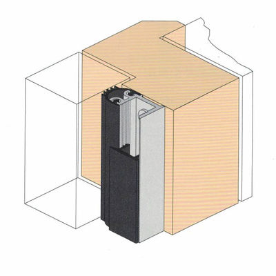 Dichtungs-Streifen-Schraube der Aluminiumtür-6063 untere geregelt mit Silikonkautschuk