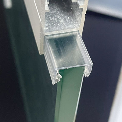 Co verdrängte wasserdichte der Glastür-Streifen des PVC-Dichtungsstreifen-10mm