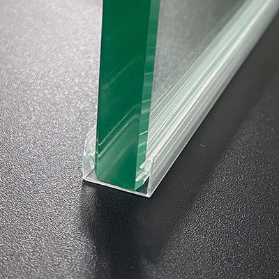 Co verdrängte wasserdichte der Glastür-Streifen des PVC-Dichtungsstreifen-10mm