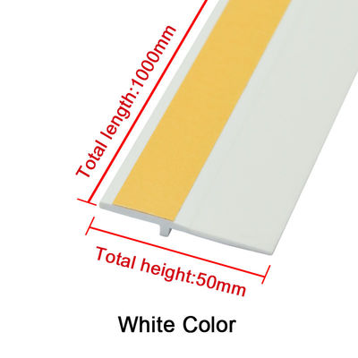 50mm weiße PVC-Tür-unterer Dichtungs-Streifen-Windbeweis