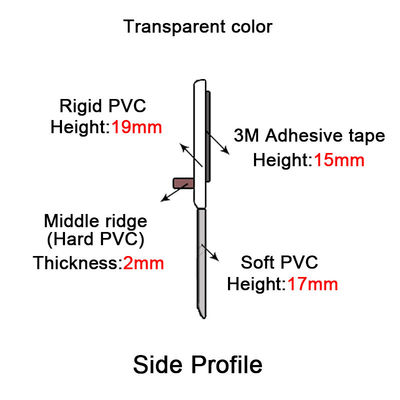Solider Beweis 3M Glue Tape Self - klebende PVC-Türdichtungen