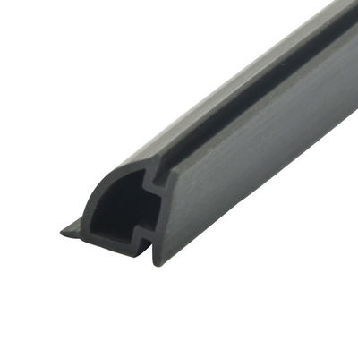 TPE Gummistreifen 12.5*10mm PVCs Antikollisions für Schiebetür-Schwarz-Farbe