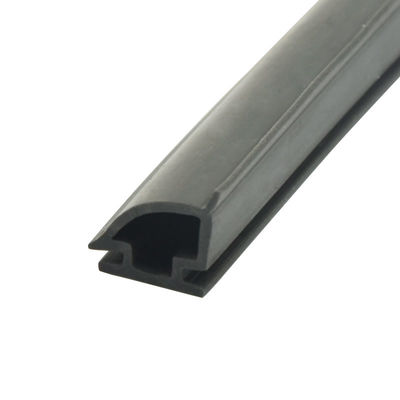 TPE Gummistreifen 12.5*10mm PVCs Antikollisions für Schiebetür-Schwarz-Farbe