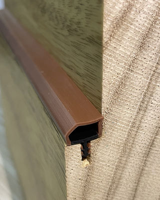 Spezielle geformte Koextrusion Weatherstripings-Dichtungsband-Brown-Farbe 10*6mm